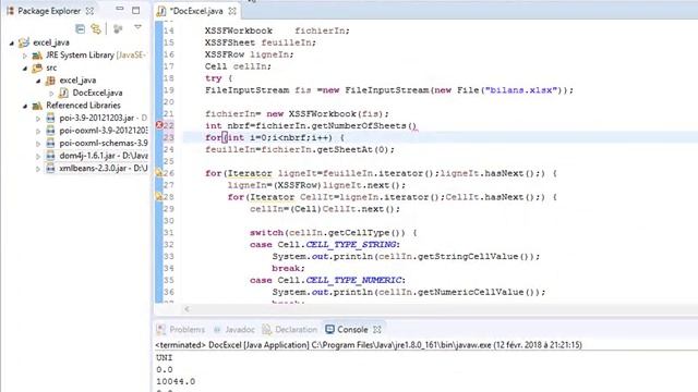 Manipuler des fichiers Excel avec Java (POI) смотреть онлайн