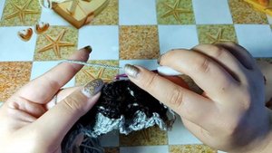 Баварский плед вязание крючком