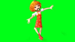 Варя бежит футаж