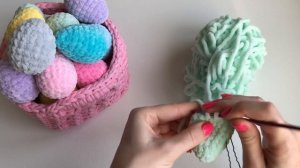 Пасхальное яйцо крючком. Мастер-класс