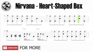 NIrvana - Heart-Shaped Box (🔴 Drum Notation | Tutorial) @chamisdrums Bass Tabs on @ChamisBass