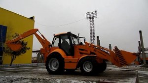 Экскаватор погрузчик Амкодор 743