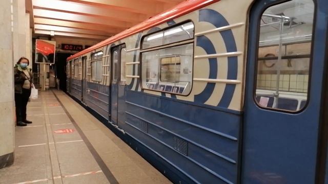 Посадки нет! Обкатка состава 81-717/714 после Капитального ремонта на ОРВЭЗ!