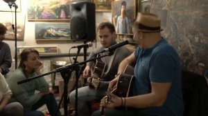 Юрий Гальцев в Мастерской Виктора Тихомирова