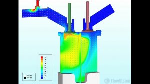 Моделирование во FlowVision. Цилиндр двигателя внутреннего сгорания.