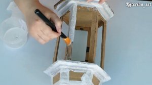 Декоративный фонарь из картона/Своими руками/DIY Decorative lantern made of cardboard / DIY