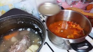 Суп из пекинской капусты.