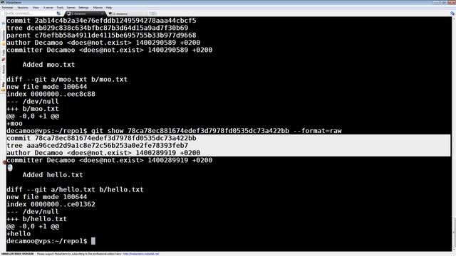 Git 03 - What's in a commit смотреть онлайн