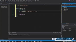 fopen not working in visual studio