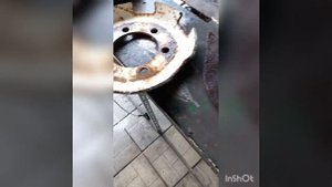 Якорь на лодку ПВХ,из автомобильного диска, что было под рукой.