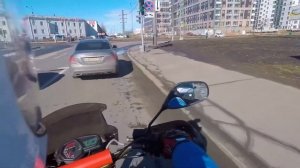 Китайский мотоцикл Fireguard-250/Trail 250/X-tail-250. Эндуро в городе. Обкатка.