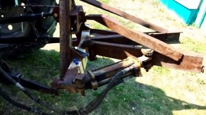 Корчеватель для деревьев на МТЗ.