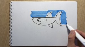 Как нарисовать акулу [Искусство для детей]