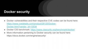 Auditing Docker Security