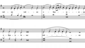 Сопрановая партия Детской Литургии