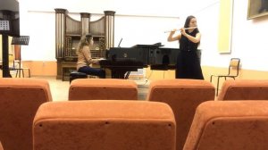 Комраков. Соната для флейты и фортепиано (2,3 части)