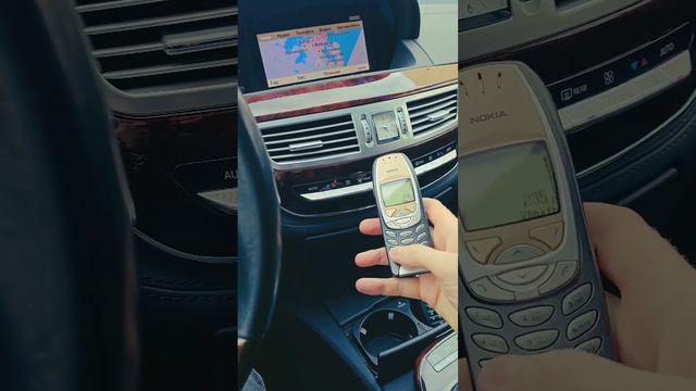 Назад в прошлое на Mercedes W221 S Class и с Nokia 6310