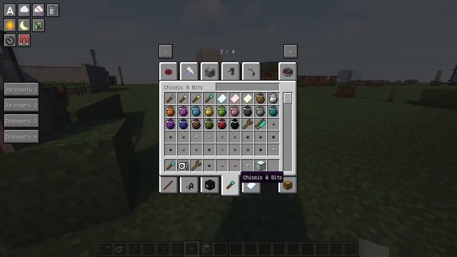 Мод Chisel and Bits ? ГАЙД ? Майнкрафт 1.12.2