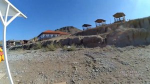 Крым. Судак. Пляж Маями за горой Алчак-Кая