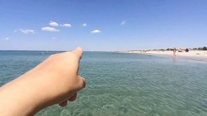 море в посёлке Штормовое близ Евпатории