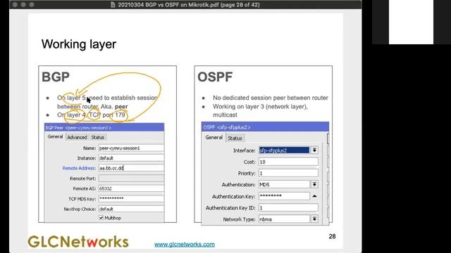 BGP VS OSPF on Mikrotik (English) смотреть онлайн