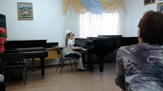 Экзамен в музыкальной школе 27 декабря 2016 г  Сидоренко Анна