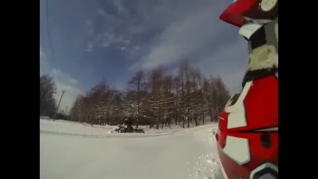 Sakhalin 2014 покатушки на снегоходе (Сахалин Пик Чехова) смотреть онлайн