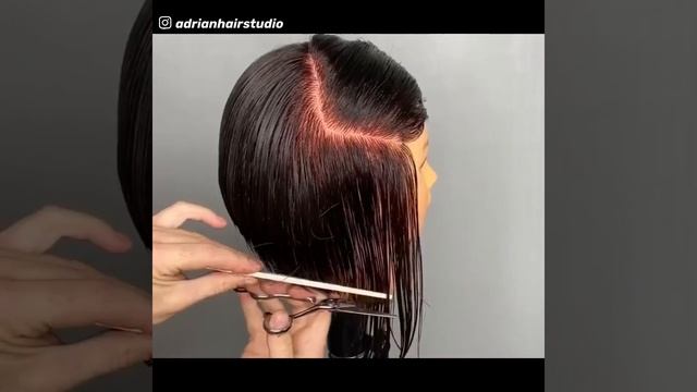 Graduated Bob Haircut Tutorial смотреть онлайн