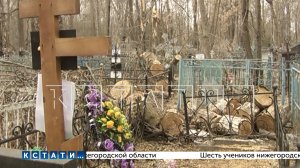 Погром на кладбище в Павлове