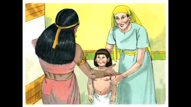 Дочка фараона знаходить Мойсея. смотреть онлайн