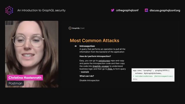 An introduction to GraphQL security смотреть онлайн