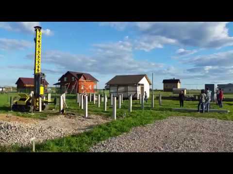 Фундамент в д. Шолохово Новгородского района