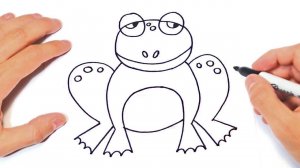 Как нарисовать лягушку | How to draw a Frog Step by Step