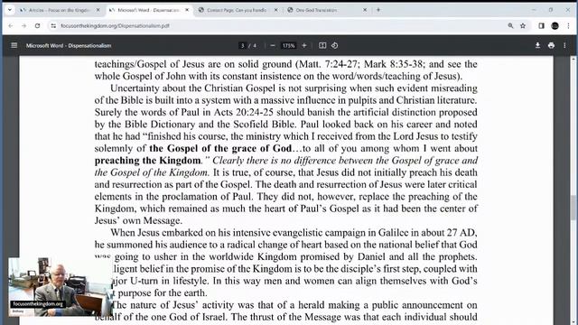 Sunday Church Bible study 2/18/24 Dispensationalism смотреть онлайн