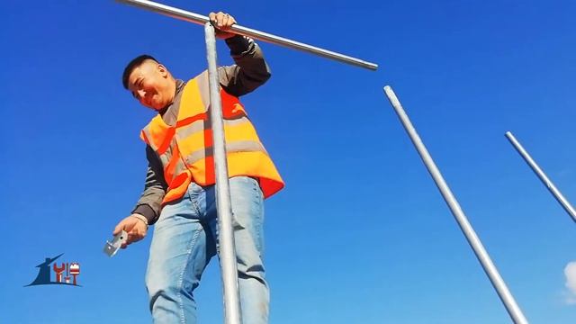 Забор.  Монтаж радиусного трубчатого ограждения. Трубогиб.