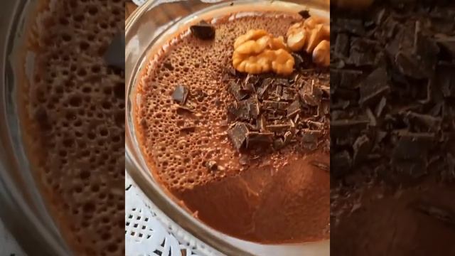 Шоколадно-кокосовая панна-котта