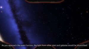 Falling Into a Black Hole (Simulation)