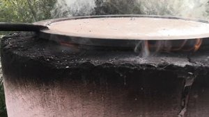 Пиролизный газ. Будьте осторожны.