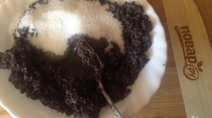 Рулет с маком из песочного теста