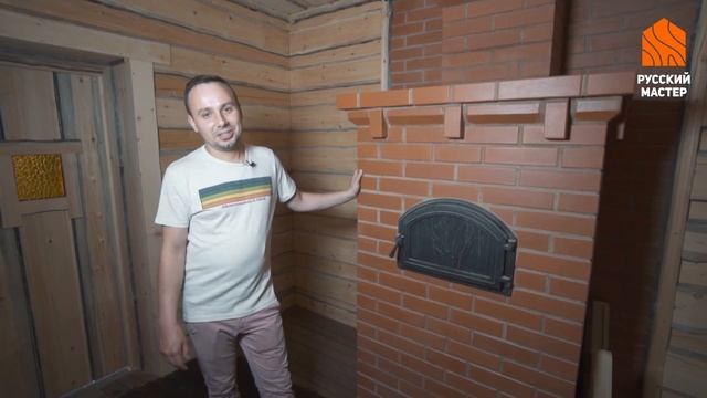 Русская парная из сухостойной сосны КЕЛО