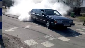 Отжег резины на Volvo 960 лимузин