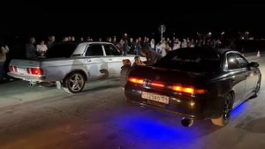 Марк 2литра компрессор против Волги 2jz