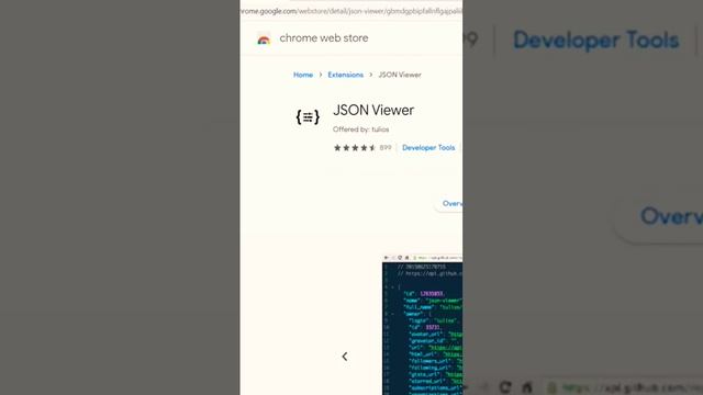 The JSONViewer Chrome Extension ?