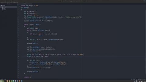 Как следить за курсором? (CPP/SFML)