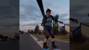 Змейка на роликах Воронеж - Чернавская дамба. Inline skates✓ Rollerblade TWISTER EDGE!