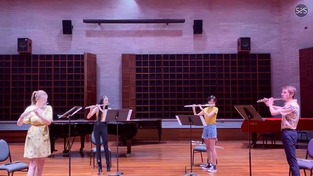 Stasis Flute Quartet | C. Murphy: Quartet for 3 Flutes and Alto Flute (Primier) смотреть онлайн