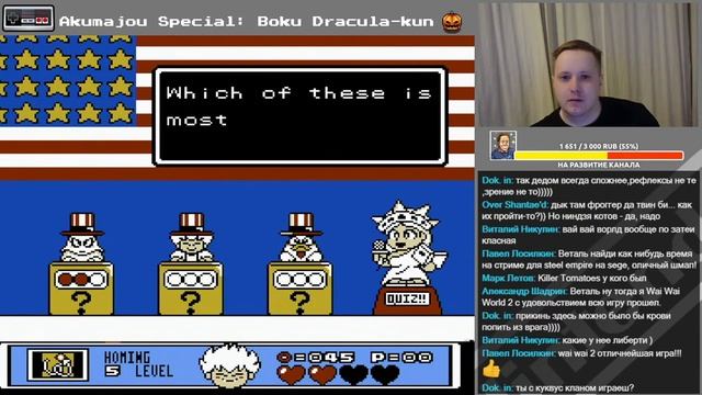 Проходим Monster in My Pocket и Akumajou Special: Boku Dracula-kun! NES СТРИМ смотреть онлайн