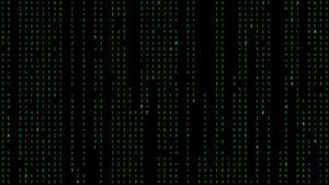 Заставка в стиле матрицы