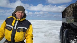 Испытания и Рыбалка на вездеходе БТХ-2 на Финском заливе.