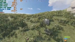 Rust 1080p Benchmark - All settings - Rx Vega 56, Ryzen 5 2600